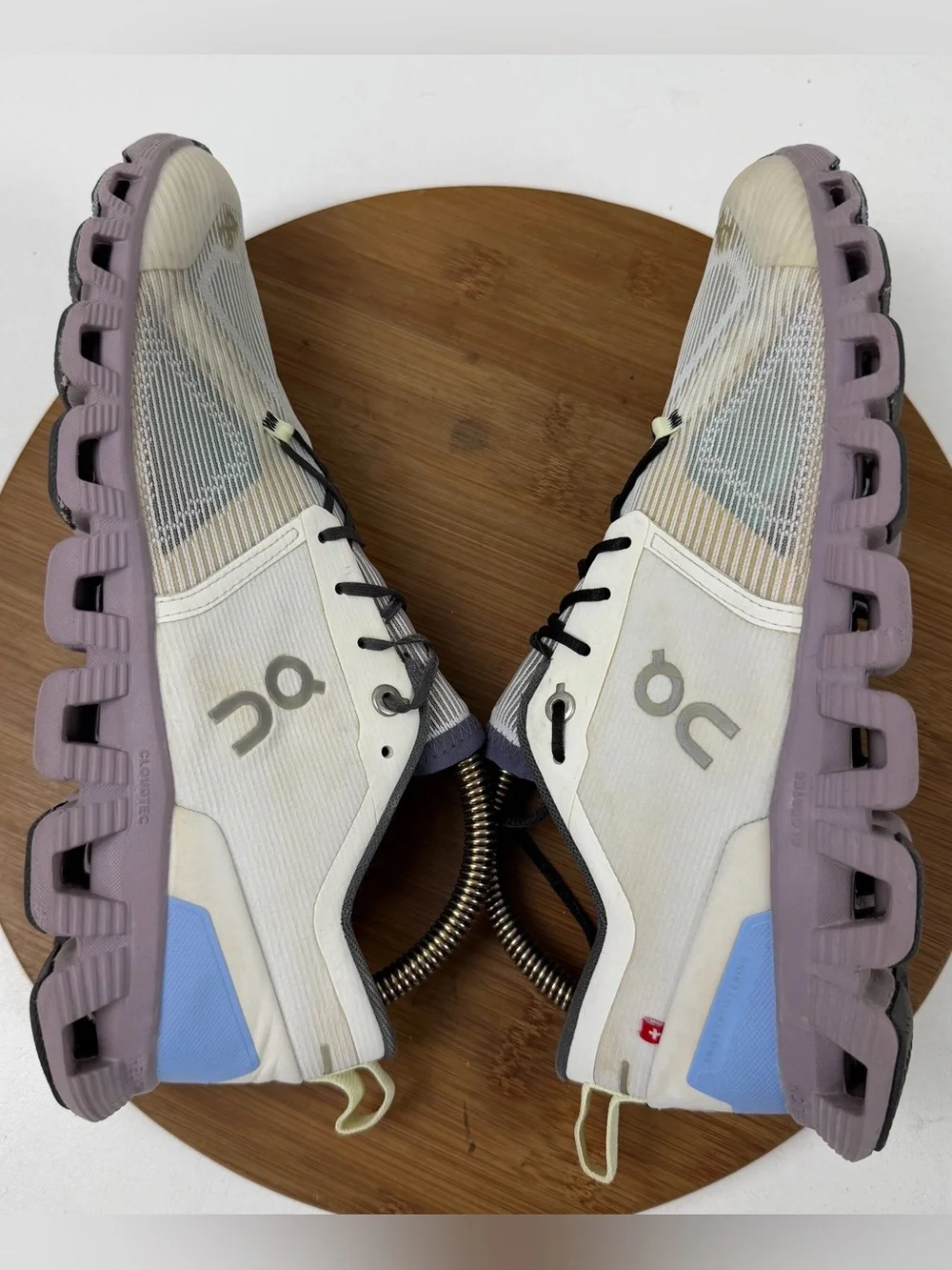 On Running Cloud X Men’s Undyed/White Heron Colorway Running Shoe